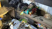 Drei Zimmer sind komplett ruiniert