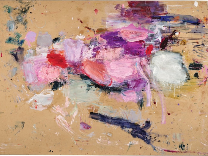 Martha Jungwirth, Ohne Titel, 2015, Öl auf Papier auf Leinwand, 143 x 200 cm, erzielter Preis € ...