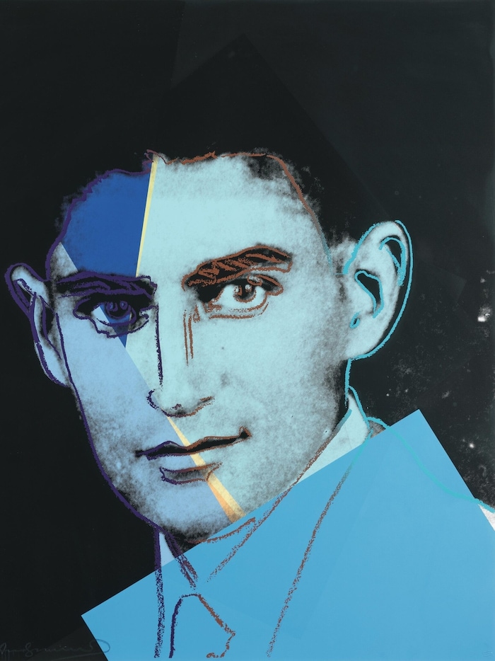Andy Warhols „Franz Kafka“, aus der Serie: Ten Portraits of Jews of the Twentieth Century, ...