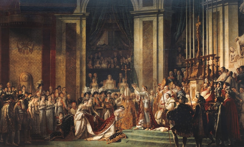 Kaiser Napoleons Krönung 1804 in Paris (Bild: Roger Viollet / picturedesk.com)