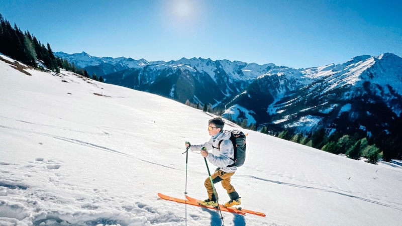 The ascent is possible with touring skis or mountain boots. (Bild: Wallner Hannes/Hannes Wallner)