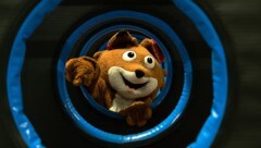 Theo Lesefuchs sprang Leseonkel Christian im Jump Dome davon.