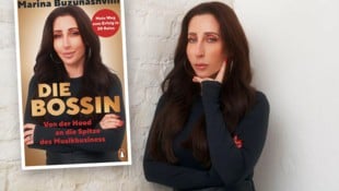 Ein besonderer Lebensweg, in 20 Lektionen subsumiert: Musik-PR-Beraterin Marina Buzunashvilli aka „Die Bossin“. (Bild: Krone KREATIV/Penguin Verlag, Victoria Kaempfe)