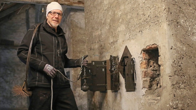 Kurt Habacht followed in his father's footsteps and became a chimney sweep. (Bild: Bartel Gerhard/Gerhard Bartel)