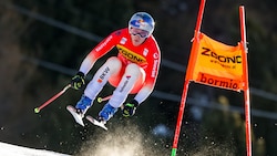 Marco Odermatt hatte eine Schrecksekunde zu überstehen. (Bild: GEPA/GEPA pictures)