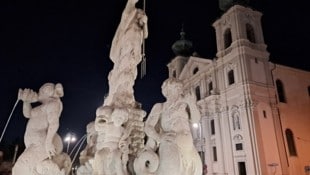 Der Brunnen auf der Piazza della Vittoria und die Jesuitenkirche: Görz ist 2025 Kulturhauptstadt. (Bild: Christina Natascha Kogler)