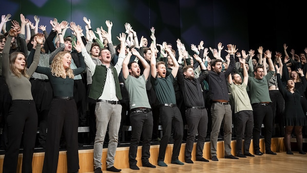 Provincial youth choir "Voices": full of energy and passion (Bild: Vibrant Voices)