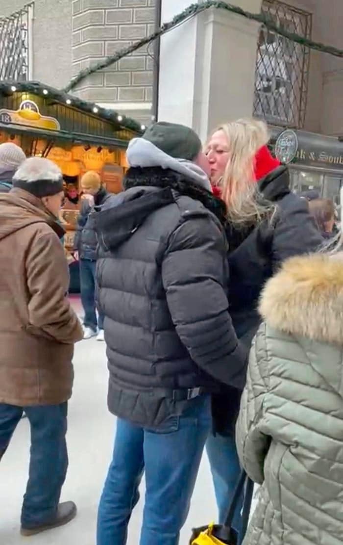 There is a photo of the lovers, but the video is missing.