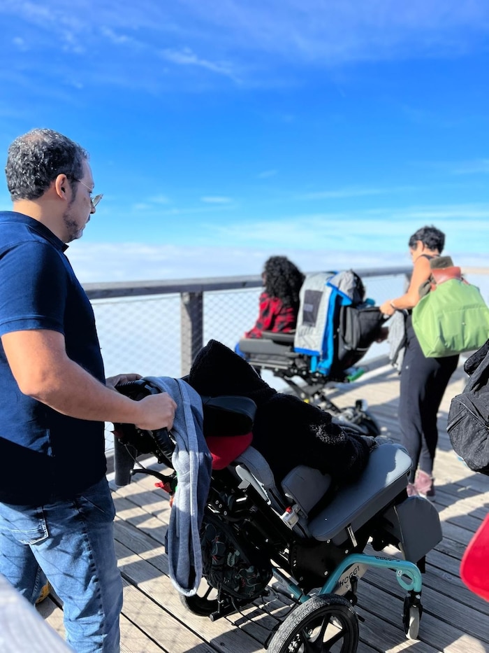 The view from the treetop walk was an experience