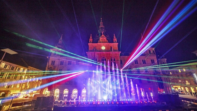 Mit einer Mega-Show startet Graz in das neue Jahr (Bild: Erwin Scheriau)