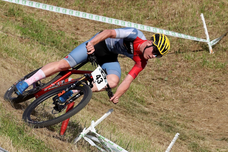 Theo Hauser holte EM-Gold bei der Mountainbike-Eliminator-EM in Gibraltar, feierte außerdem seinen ersten Sieg im Weltcup. (Bild: GEPA/GEPA pictures)