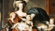 Königin Marie Antoinette von Frankreich (1755-1793) musste vor den Augen aller neugierigen ...