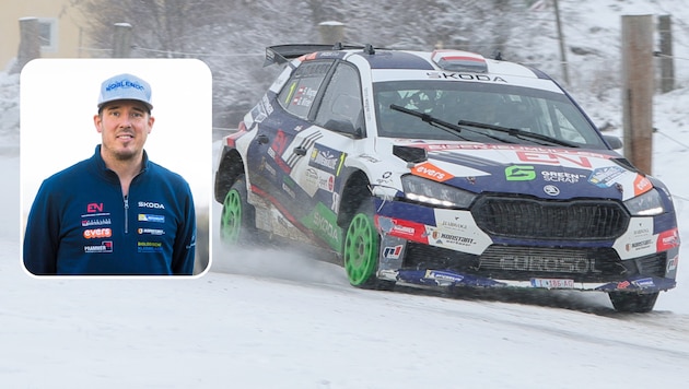 Lavanttal co-pilot Gerald Winter and Simon Wagner split up. (Bild: GEPA/Gepa)