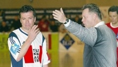 Selner als Schiedsrichter beim Bruno-Pezzey-Turnier mit Lothar Matthäus (li.).  (Bild: Krug Daniel/KRUG/Krug Daniel sen.)