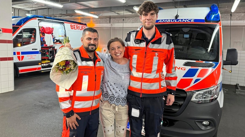 Musti und Alex retteten Leben – ihr Einsatz bleibt unvergessen. (Bild: Berufsrettung Wien)