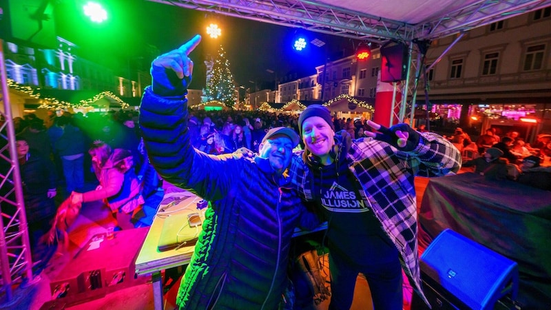 James Illusion &amp; DJ GiGi are back again this year. (Bild: Josef Bollwein)