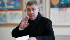 Der 58-jährige Zoran Milanović ging mit dem Slogan „Den Präsidenten als Präsidenten“ als klarer Favorit in den Wahlkampf. (Bild: AP/The Associated Press)