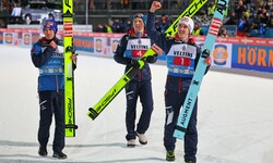 Stefan Kraft, Jan Hörl und Daniel Tschofenig (von li. nach re.)