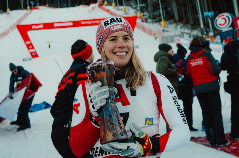 Katharina Liensberger fuhr am Semmering aufs Stockerl. (Bild: GEPA pictures)