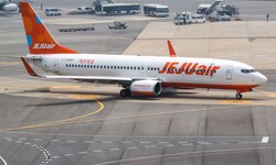 Eine Boeing 737-800 der südkoreanischen Billig-Airline Jeju (Archivfoto)
