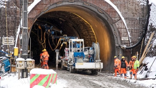 Am Nordportal kam es zum Einsturz. (Bild: Tröster Andreas/ANDREAS TROESTER)