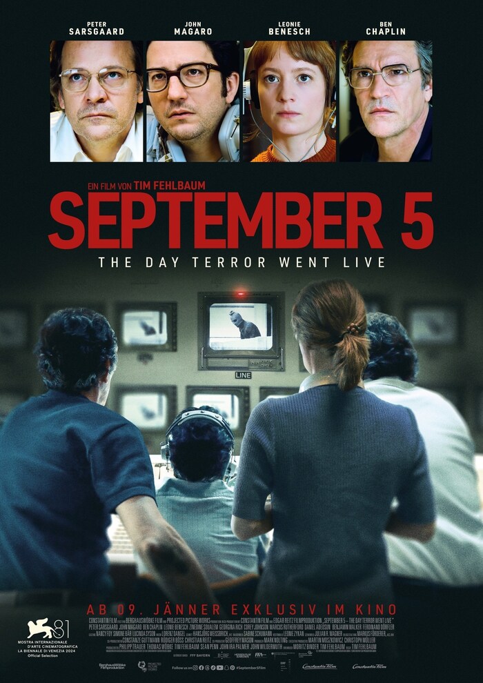 Gewinnen zum Kinostart von „September 5“.