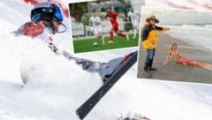 Das Comeback von Marcel Hirscher (li.) endete vorzeitig, Rapids Testspiel (Mitte) sorgte für Wirbel und Bill Belichick (re.) genießt seine Pension. (Bild: GEPA pictures)