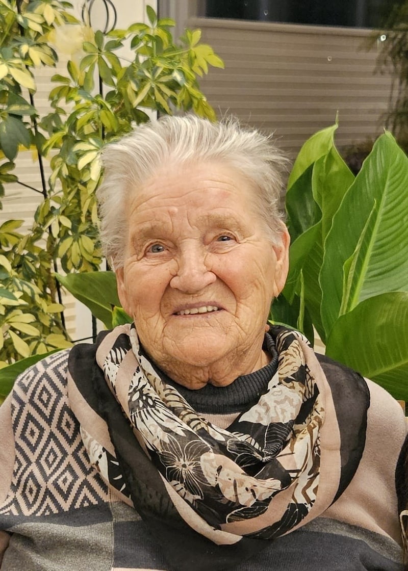 Stefanie Eicher (97) will sleep into the new year. (Bild: zVg)