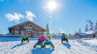 Auf diesem Bild hört man das ausgelassene Lachen förmlich (Bild: Planai Hochwurzen-Bahn)