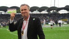 Der große Traum ist Wirklichkeit geworden: Sturm-Boss Christian Jauk jubelte im Mai über den ersten Meistertitel seit 2011!  (Bild: Pail Sepp)