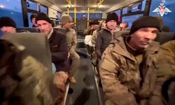 Die russischen Gefangenen (Bild) wurden laut Angaben von Moskau auf dem Gebiet des Nachbarlandes ...