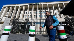 Die syrische Zentralbank in Damaskus