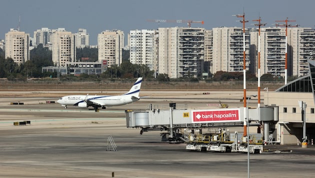 Der Flughafen Ben Gurion wurde mit ballistischen Raketen attackiert. (Bild: AFP )