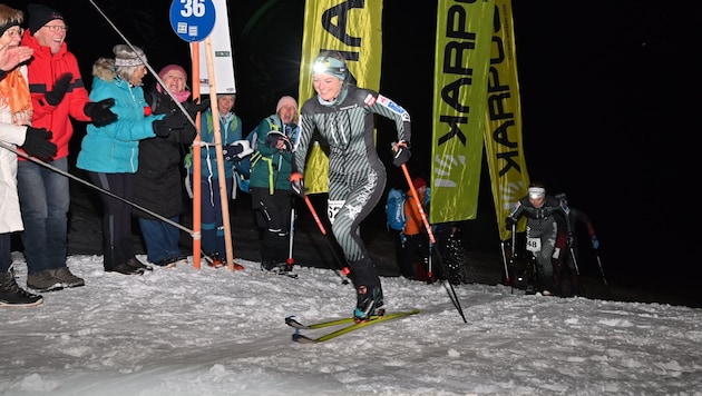 Sarah Dreier from Neukirchen on her way to her fifth state championship title. (Bild: Ski Austria/Weigl)