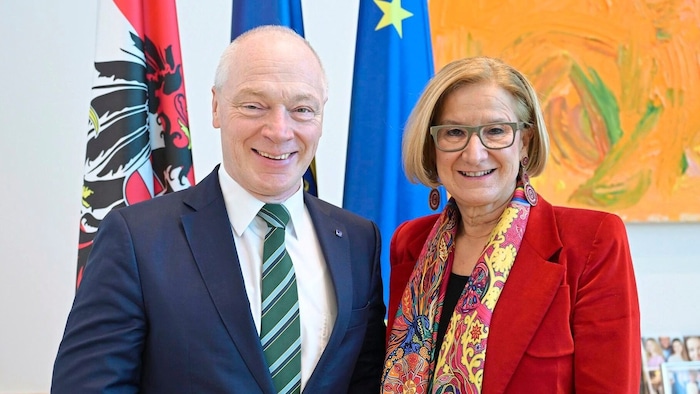 Landeschefin Mikl-Leitner und Ecoplus- Chef Miernicki