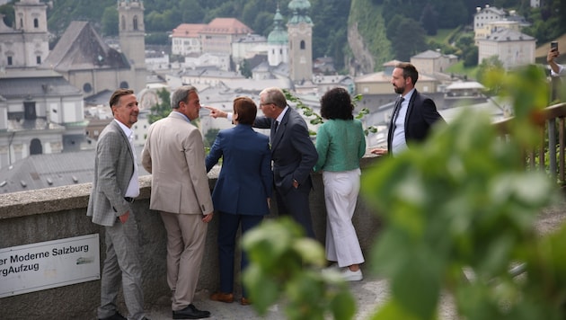 Landes-Chef Wilfried Haslauer will im neuen Jahr noch einmal die Richtung vorgeben. (Bild: Tröster Andreas)