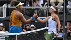 Naomi Osaka (li.) war für Julia Grabher eine Nummer zu groß. (Bild: AP/Photosport Ltd 2024 www.photosport.nz)