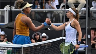 Naomi Osaka (li.) war für Julia Grabher eine Nummer zu groß. (Bild: AP/Photosport Ltd 2024 www.photosport.nz)