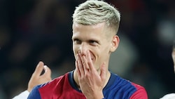 Dani Olmo hat allen Grund, die Nase zu rümpfen. (Bild: AP)