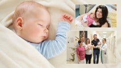 In Österreich hatten es einige Babys zum Jahreswechsel eilig. (Bild: candy1812 – stock.adobe.com, KATJA KOMMT – Katja Kogler, Christian Jauschowetz, Krone KREATIV)