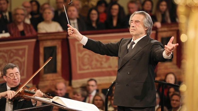 Maestro Riccardo Muti conducted his seventh and final New Year's Concert. (Bild: Dieter Nagl)