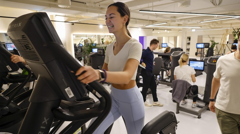 Beim Fitness-Test wird das biologische Alter berechnet. (Bild: Tschepp Markus)