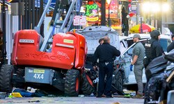 Mit diesem Pick-up-Truck fuhr ein Mann in New Orleans feiernde Passantinnen und Passanten an.
