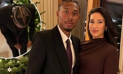 David Alaba mit seiner Herzdame Shalimar Heppner