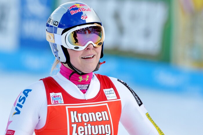 Im Jahr 2013 verpasste Lindsey Vonn in St. Anton das Podest.