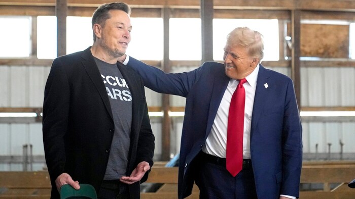 Trump und sein Regierungsberater Musk