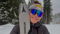 Emily Schöpf stand am Heiligen Abend erstmals wieder auf ihren Atomic-Skiern. 