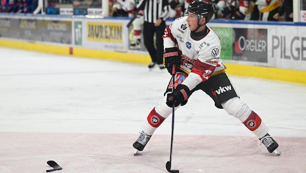 Vorarlberg-Topscorer Josh Passolt soll seine Pioneers doch noch in die Pre-Playoffs führen. Alles andere als eine leichte Aufgabe. (Bild: GEPA pictures)