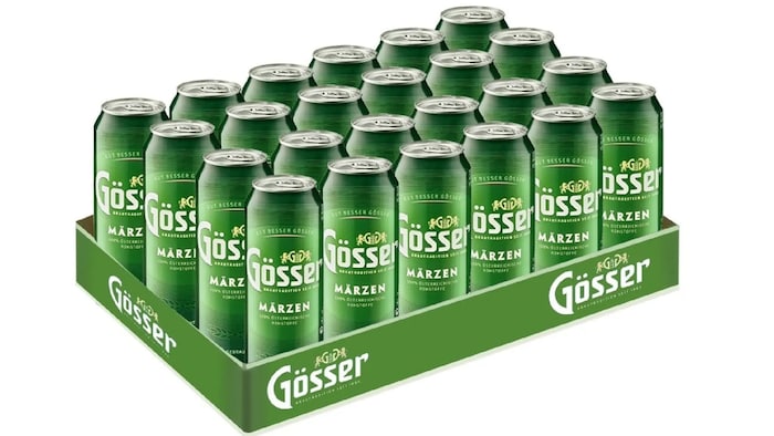 For a tray with 24 cans, for example beer, a deposit of six euros will be due in future - ...