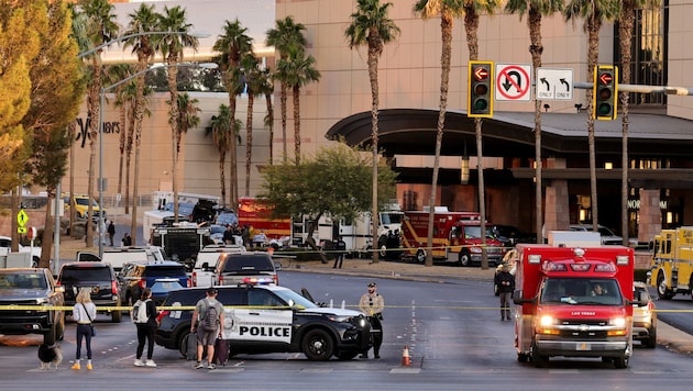 The US security authorities are currently investigating whether there is a connection between the explosion in Las Vegas and the death drive in New Orleans. (Bild: AFP/Ethan Miller)